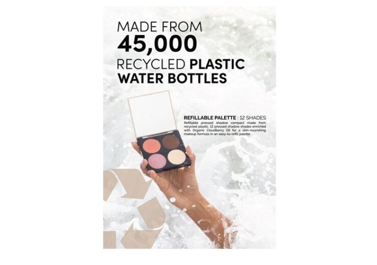 Fitglow Beauty Launches New Refillable Palette Project Made Out Of 45,000 Plastic Water Bottles