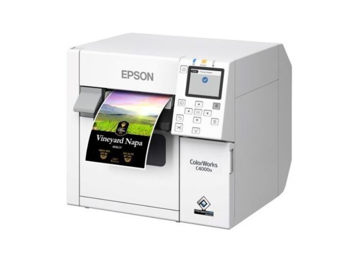 Epson Introduces ColorWorks C4000 Compact On-Demand Color Label Printer