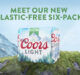 Coors Light to remove plastic rings from six-packs