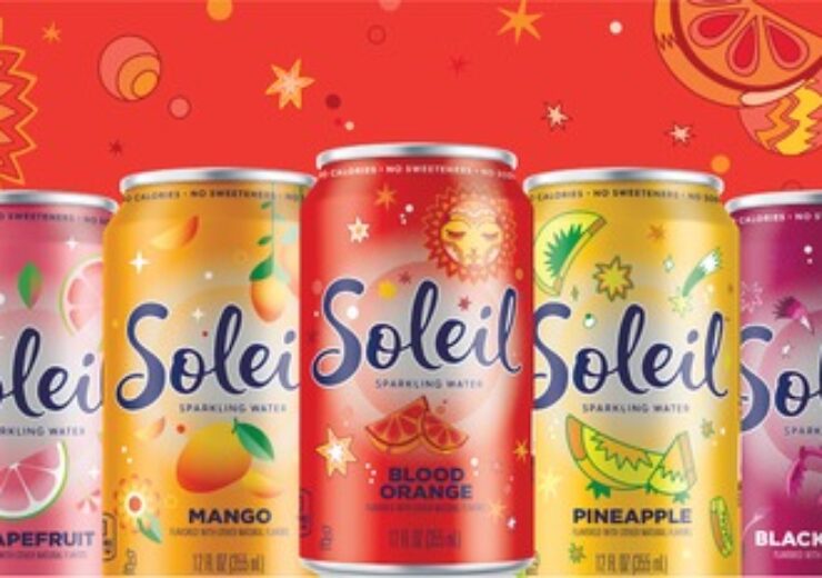 Soleil Sparkling Water Redesign Brings Good Vibes to Summer with Colorful and Bold New Packaging Designs