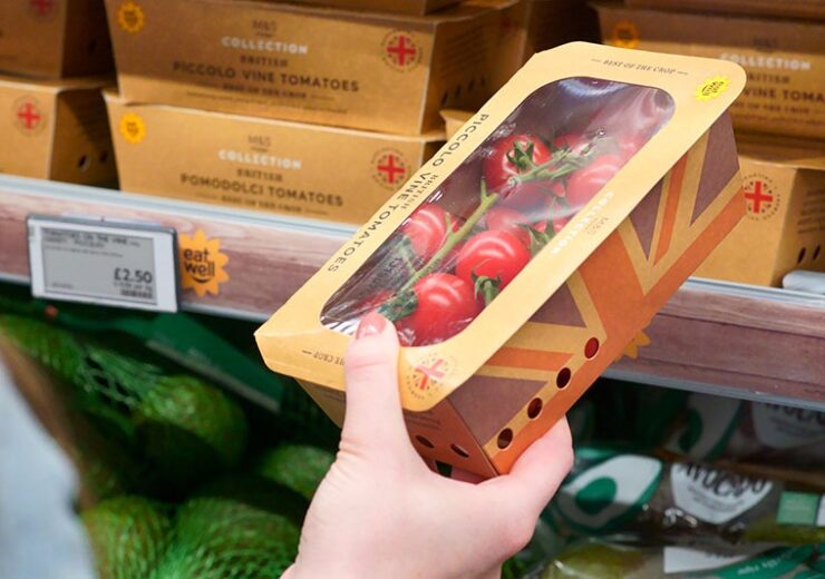 M&S rolls out new sustainable vine tomato packaging