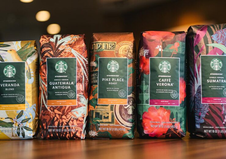Starbucks debuts new whole bean coffee packaging