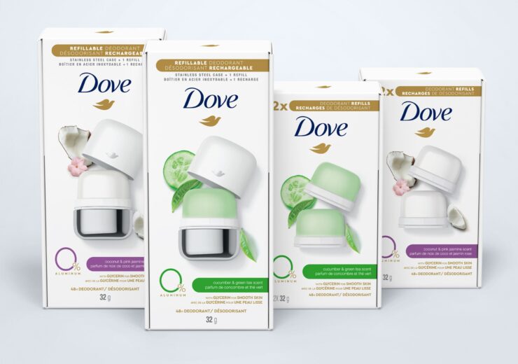 Dove introduces its first refillable and reusable deodorant