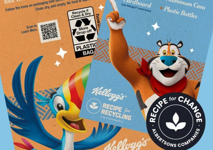 Kellogg Company and grocer Albertsons Companies drive awareness for in-store recycling