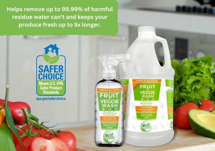 eatCleaner Fruit and Veggie Wash Receives EPA Safer Choice Label