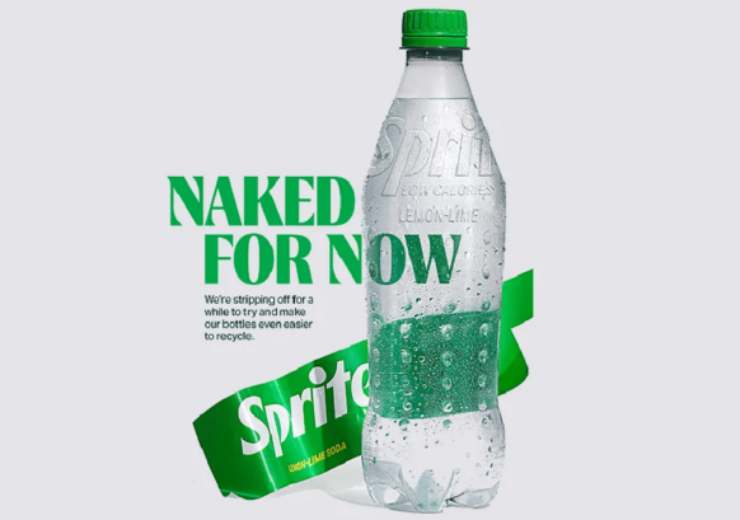 Coca‑Cola trials label-less packaging for Sprite bottles in UK